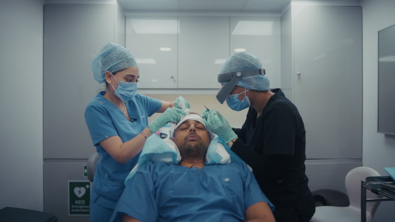 Frame from the shoot day